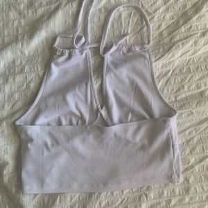 White halter top cute details it’s a medium!!!